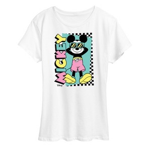 Women's - Disney - Mickey Sunbathe Short Sleeve Graphic T-Shirt - 1 of 4