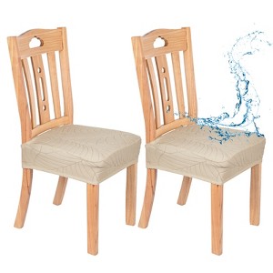 Unique Bargains Polyester Spandex Waterproof Durable Dining Chair Slipcovers - 1 of 4