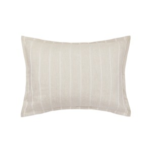 EY Essentials 20" x 26" Revere Natural Cotton Standard Sham - Machine Washable - 1 of 3