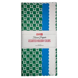 Tissue Paper Checkered Tree - Bullseye's Playground™ - 1 of 3