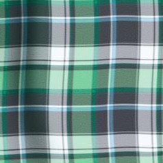 green plaid