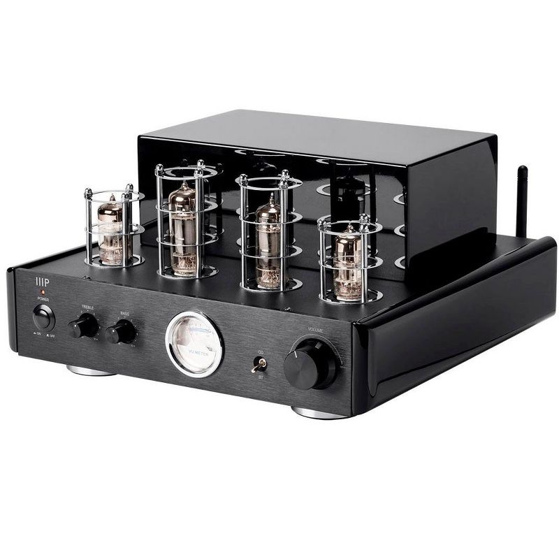 Monoprice Stereo Hybrid Tube Amplifier With Bluetooth & Line Output |  50 Watt, 1 of 6