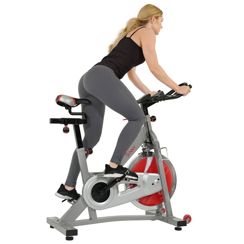 Sunny Health &#38; Fitness Pro II Indoor Cycling Exercise Bike with Device Mount and Advanced Display, 4 of 14