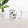 Crazy Dog T-Shirts Promoted To Wife 2024 Mug Funny Family Wedding Announcement Coffee Cup-11oz - 2 of 4