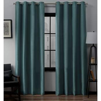 Set of 2 Loha Linen Window Curtain Panel - Exclusive Home™