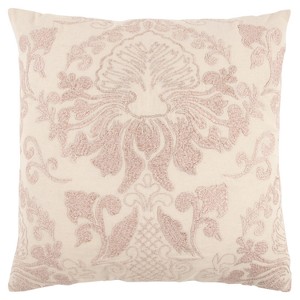 Throw Pillow Rizzy Home Pink Natural