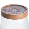 Cravings By Chrissy Teigen 5.75 Inch Glass Canister with Wood Lid - 4 of 4