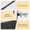 NewHome"Metal Garment Rack with Shelves for Shoes & Clothes – Freestanding Multifunctional Wardrobe"Black - 3 of 4