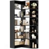 Besiost 6-Tiers Corner Bookshelves with Open Storage, 71" Tall Display Shelves for Bedroom - 4 of 4