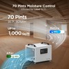 Moiswell Commercial Dehumidifiers for Crawl Spaces Home Basements - 4 of 4