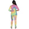 #followme Tie Dye 2 Piece Jogger Thermal Pajama Set for Women 6862-10575-XXL - 3 of 3