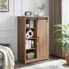 Airsurfer 5 Drawers Cabinet with Sliding Door, Modern Dresser 5 Chest of Drawers, Storage Organizer Cabinet for Bedroom, Hallway, Living Room - 3 of 4