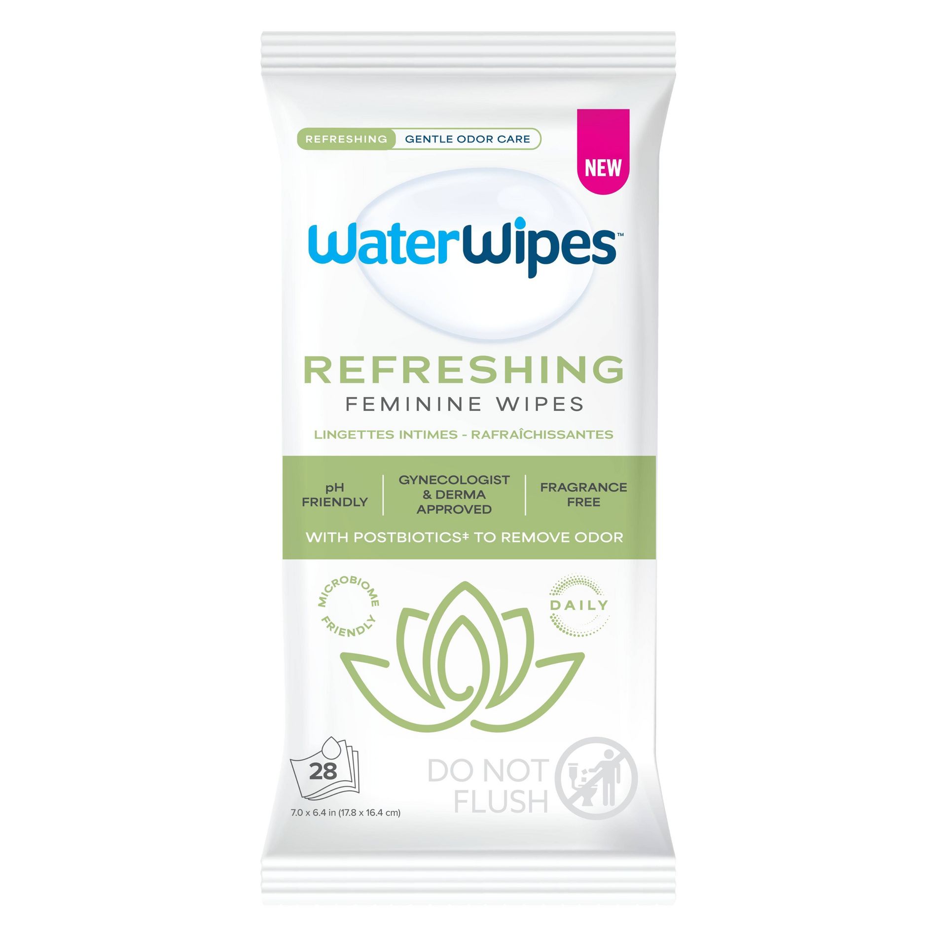 WaterWipes Feminine Wipes 28ct