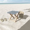 Holli Zollinger FOLKSONG LINEN Folding Stool - Deny Designs - 3 of 3