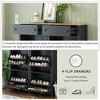 Shoe Cabinet with Drawers Shoes Storage Organizer, Entryway Organizer, Wooden Multi-Layer Shoe Cabinet(5 or More Drawers) - 3 of 4