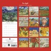 2026 Square Wall Calendar, Vincent Van Gogh Artwork, 16-Month Arts & Antiques Theme, 180 Reminder Stickers (12x12 In) - 4 of 4
