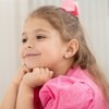 Girls' My Teddy Bear Screw Back Sterling Silver Earrings - In Season Jewelry - 2 of 4