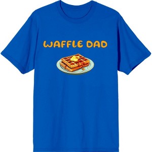 Waffle Dad Dad Jokes for Father's Day Men's Crew Neck Short Sleeve Tee - 1 of 2