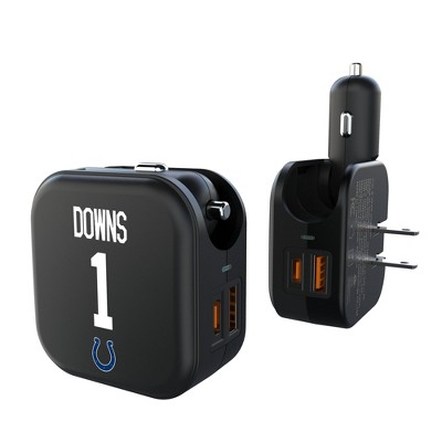 NFL Indianapolis Colts Players Game Tactic 18-Watt 2 in 1 USB A/C Charger