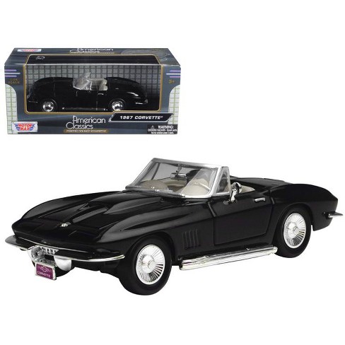 Black corvette hot sale toy car