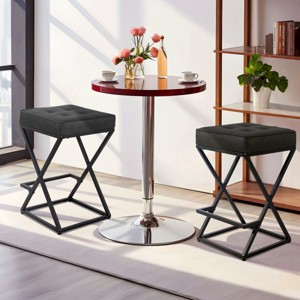 Osterman 26" Counter Stools Set of 2, for Home Kitchen, Dining, Living Room-The Pop Home - 1 of 4