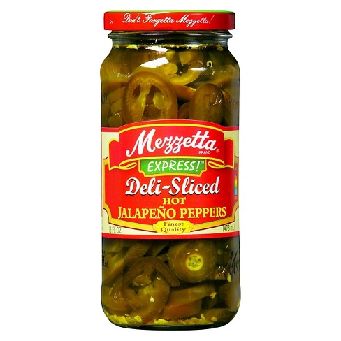peppers jalapeno sliced mezzetta deli 16oz target