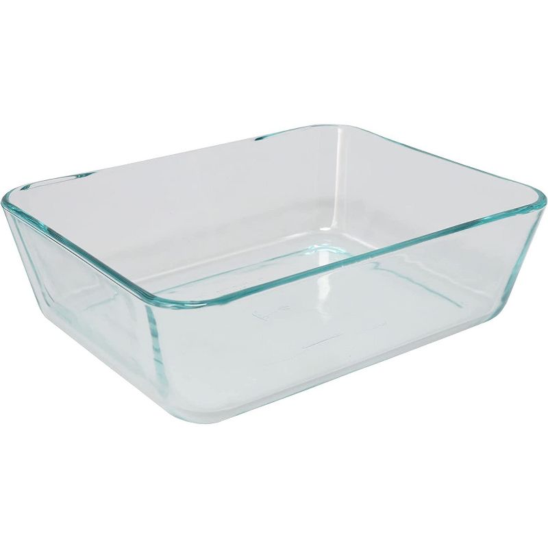 Pyrex 11 Cup Storage Plus Rectangular Dish With Plastic Cover Sold in packs of 2, 4 of 6