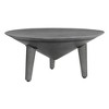 Royal Hampton 28 Inch Coffee Table with 3 Tapered Splayed Legs - 4 of 4