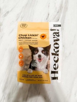 Heckova Freeze dried Raw Chop Lickin Chicken Flavor Recipe