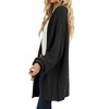 Imily Bela Womens Cardigan Solid Color Long Sleeve Open Front Chunky Knit Sweater Outwear - 3 of 4
