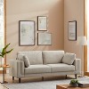 MINIMORE Modern Style 85''W Lassie 3Seater Square Arm Sofa - 3 of 4