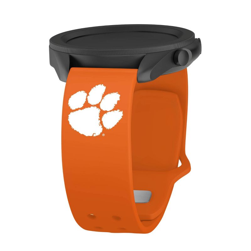 NCAA Clemson Tigers Samsung Watch Compatible Silicone Band  , 1 of 4