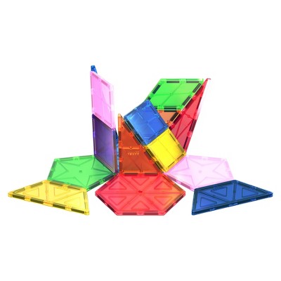 PicassoTiles 16-Piece Multicolor Magnetic Building Block Set