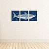 Big Dot of Happiness Shark Zone - Nursery Wall Art, Kids Room Decor and Jawsome Shark Home Decoration - Gift Ideas - 7.5 x 10 inches - Set of 3 Prints - 3 of 4