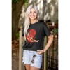 Betty Boop Caveman Heartbreaker Womens Graphic T Shirt Tees Brisco Brands - 4 of 4