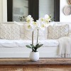 Nearly Natural 26-in Artificial Double Orchid Phalaenopsis with Decorative Vase (Real Touch) - 4 of 4