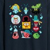 Men's - Spongebob Squarepants - Spongebob: The Search For Squarepants Grid Long Sleeve Graphic T-Shirt - 2 of 4