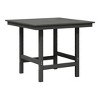 WestinTrends Ashore Outdoor HDPE 36" Square Patio Dining Table with Umbrella Hole - 4 of 4