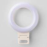 Clip-On Conference Ring Light - heyday™ Stone White