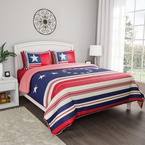 *patriotic Patch King Quilt