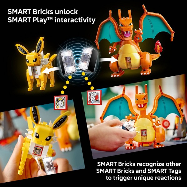 LEGO Pokémon SMART Play: Batalla Definitiva Charizard vs. Jolteon 72167 4