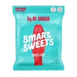 SmartSweets Valentine's Sweet Fish Soft and Chewy Candy - 1.8oz