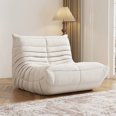 SYFERLORY Soft beanbag chair, lazy floor sofa, single seat sofa sofa memory foam