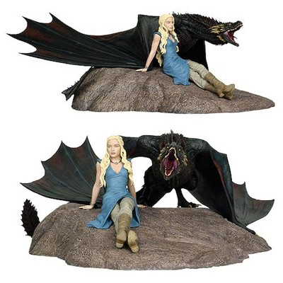 dark horse game of thrones daenerys & drogon statuette