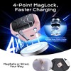 HTUTWOO Airpods Pro 3rd Automatic Opening Protective Case Full-Body Protective with Built-in Magnets and Carabiner - 3 of 4