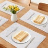 REGALWOVEN Placemats Set of 6 Plastic Placemats for Dining Table Decor - 2 of 4