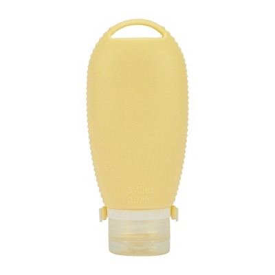 Unique Bargains Portable Hair Brush W/ Strap Silicone Pump Bottle 1 Pc