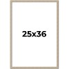 PosterPalooza | 25x36 Thin Barnwood Picture Frame, UV Acrylic, 2 Finishes - Grey and Black - 2 of 4