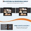 Heavy Duty Metal Wall Cabinet with Lock – Wall Mounted Garage Storage Locker with Adjustable Shelf for Garage or Workshop - 3 of 4