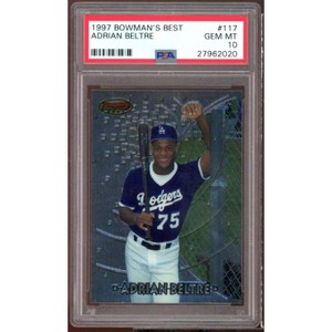 Adrian Beltre Rookie Card 1997 Bowman's Best #117 PSA 10 - 1 of 2